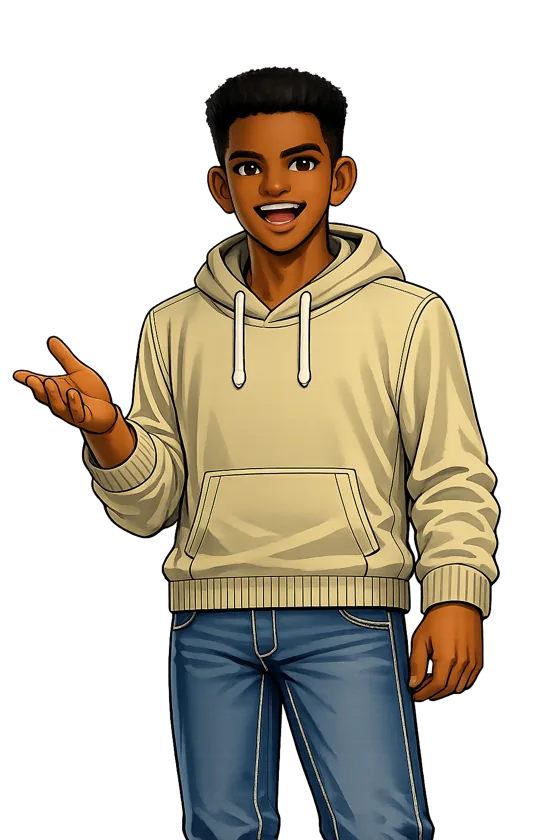 A college student in the MASK NextGen program
